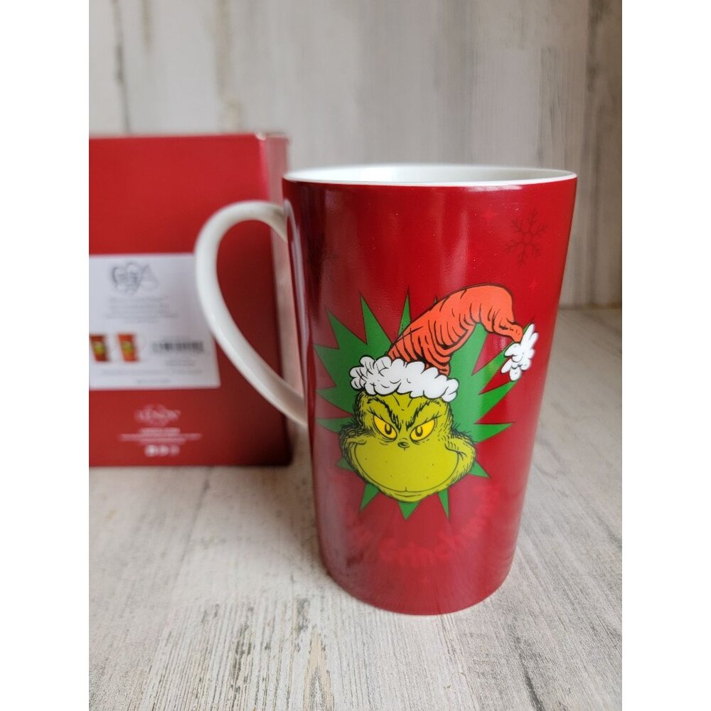 Lenox Merry Grinchmas heat‎ changing magic mug Xmas decor home